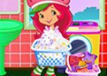Strawberry Shortcake Washing Clothes